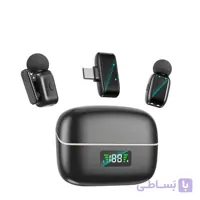 میکروفون یقه‌ای وایرلس SX35 Mini دو فرستنده
