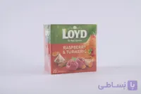 دمنوش رزبری با زردچوبه لوید 20 عددی RASPBERRY & TURMERIC LOYD