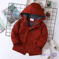 کاپشن روسی میکرو طرح دوجیب بدون خز کلاه