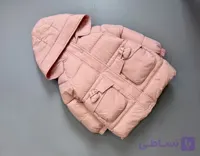 کاپشن دخترانه قواره بزرگ جیب خرگوش