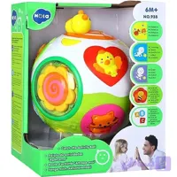 توپ موزیکال و حرکتی مارک هولا تویز کد 938 مناسب بالای 6 ماه