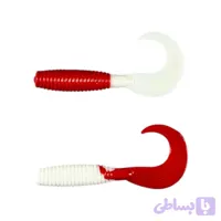 طعمه ژله‌ای گراب ماهیگیری مدل EF&FE HG16 طول 5 سانتی‌متر دم داسی