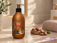 لوسیون بدن روغن آرگان پمپی BMS | نرم‌کننده، مغذی و ترمیم‌کننده پوست