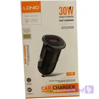 شارژر فندکی خودرو 30 وات برند LDNIO مدل C105