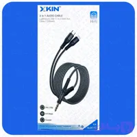 کابل تبدیل AUX به لایتنینگ و Type-C USB Port برند ایکس کین مدل X KIN XK-115