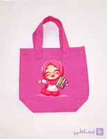 کیف غذا دخترانه پارچه ای