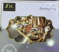 سینی پذیرایی ZIO مستطیل دوتیکه تُرک