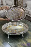 سینی پایه دار سلطنتی SHANYA اماراتی (ارسال رایگان) (کد FZ33F)