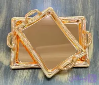 سینی پذیرایی Azhy دوتیکه مستطیل اماراتی ( ارسال رایگان)