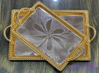 سینی پذیراییAzhy دوتیکه مستطیل اماراتی