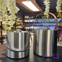 سطل یخ استیل زد زنگ بزرگ