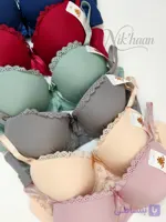 سوتین اسفنجی لب توری کاپ A فنردار سیما/ کد ۲۹۲