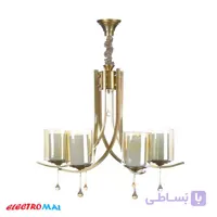 لوستر مدل ال پیچ 6 شعله