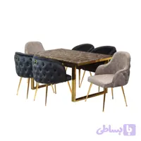 میز و صندلی ناهارخوری مدل ویلتون کد 412 گالری آرشام 10 روز کاری تحویل میگردد