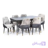 میز و صندلی ناهارخوری 6 نفره گالری آرشام مدرن 10 روز کاری تحویل میگردد