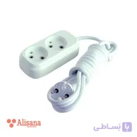 چند راهی 2 خانه ماکل مدل MGP 104 با کابل 5 متری