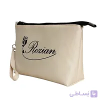 کیف آرایشی چرمی – کرمی