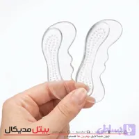 پد ژله‌ای شفاف کفش | مناسب پشت کفش، زیر پاشنه، پنجه و بغل کفش