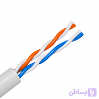 کابل تلفن و دزدگیر دو زوج (۴ رشته) با روکش طوسی