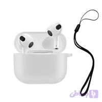 کاور سیلیکونی اورجینال ایرپاد Apple Air 3 + بند آویز