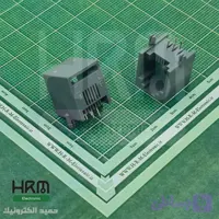 سوکت شبکه مادگی 6P4C رایت 4پین پلاستیکی