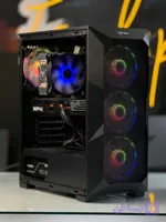 کیس گیمینگ Fater حرفه ای i3-10100F | 8GB RX580 | 16GB DDR4 | 128SSD | 500HDD | Biostar TZ590 | exolap
