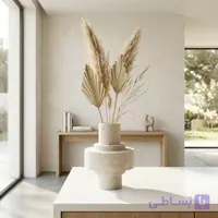 گلدان سنگی تراورتن سکون کد45521