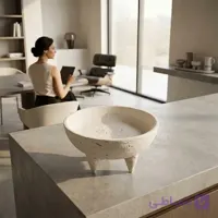 شکلات خوری سنگی تراورتن Niva کد45491