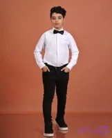 پیراهن سفید پارچه دوشین