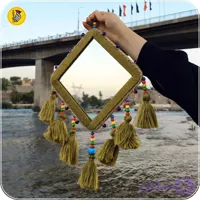 آینه دیوارکوب ناهید منگوله دار