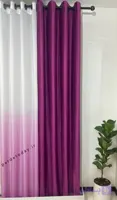 پرده مخمل‌ پانچی رنگ‌یاسی تیره