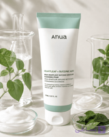 فوم شستشوی صورت آنوا Heartleaf + Succinic Acid