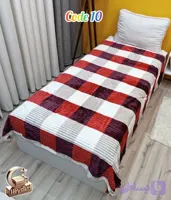 پتو مسافرتی طرح چهار خونه پلیسه ای برند GB