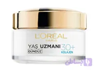 کرم روز ضد چروک لورال حاوی کلاژن و روغن کاملیا مخصوص بالای 30 سال