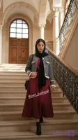 کت فوتر مزونی عروسکی آسترکشی شده زنانه