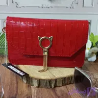 کیف دستی مدل گربه ای جنس چرم مصنوعی براق طرح اجری