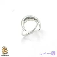 انگشتر نقره زنانه طرح ماه بدون نگین مدل RSW F85