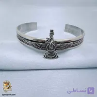 بنگل نقره مردانه طرح فروهر مدل BSM B123