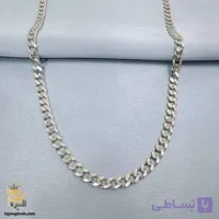 زنجیر نقره مردانه کارتیه مدل NSM N91