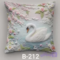 کوسن3 بعدی طرح قوی سفید کد B-212