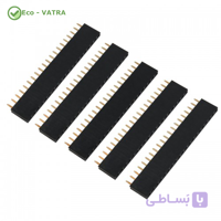 پین هدر مادگی 1*20 فاصله 2.54mm ارتفاع 8.5mm دیپ