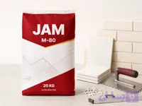 چسب پودری سفید کاشی و سرامیک جم مدل M-80