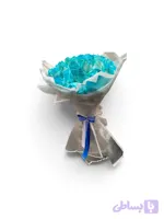 دسته گل 60 شاخه رز ابی