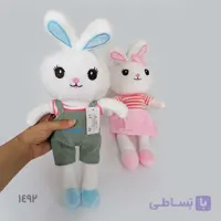 عروسک پولیشی نانو خرگوش ایستاده دختر ( 50 سانتی )