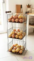 جاپیازی 3طبقه دسته چوبی