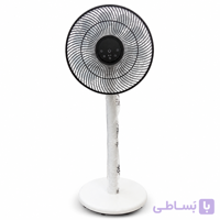پنکه شارژی ۱۲ اینچی شروین با پایه بلند
