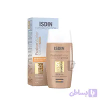 کرم ضد آفتاب رنگی ایزدین رنگ متوسط حاوی SPF50 حجم 50 میل