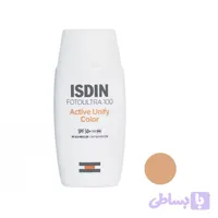 ضد آفتاب رنگی ایزدین مدل Active Unify با SPF 50+ (ضد لک و روشن کننده - ۵۰ میل) | گالری لیرانا
