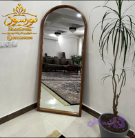 آینه گنبدی قاب چوبی