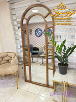 آینه قاب پنجره ای چوبی